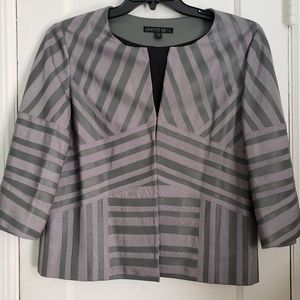 Lafayette 148 New York Leather Blazer